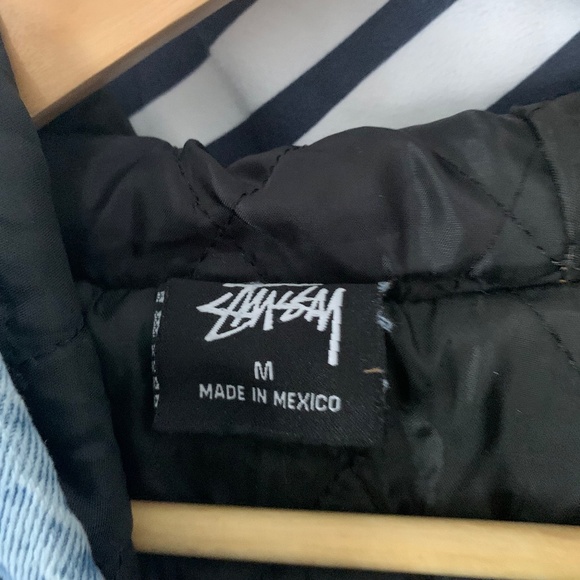 Stussy Denim Zip Down Jacket - Picture 9 of 9
